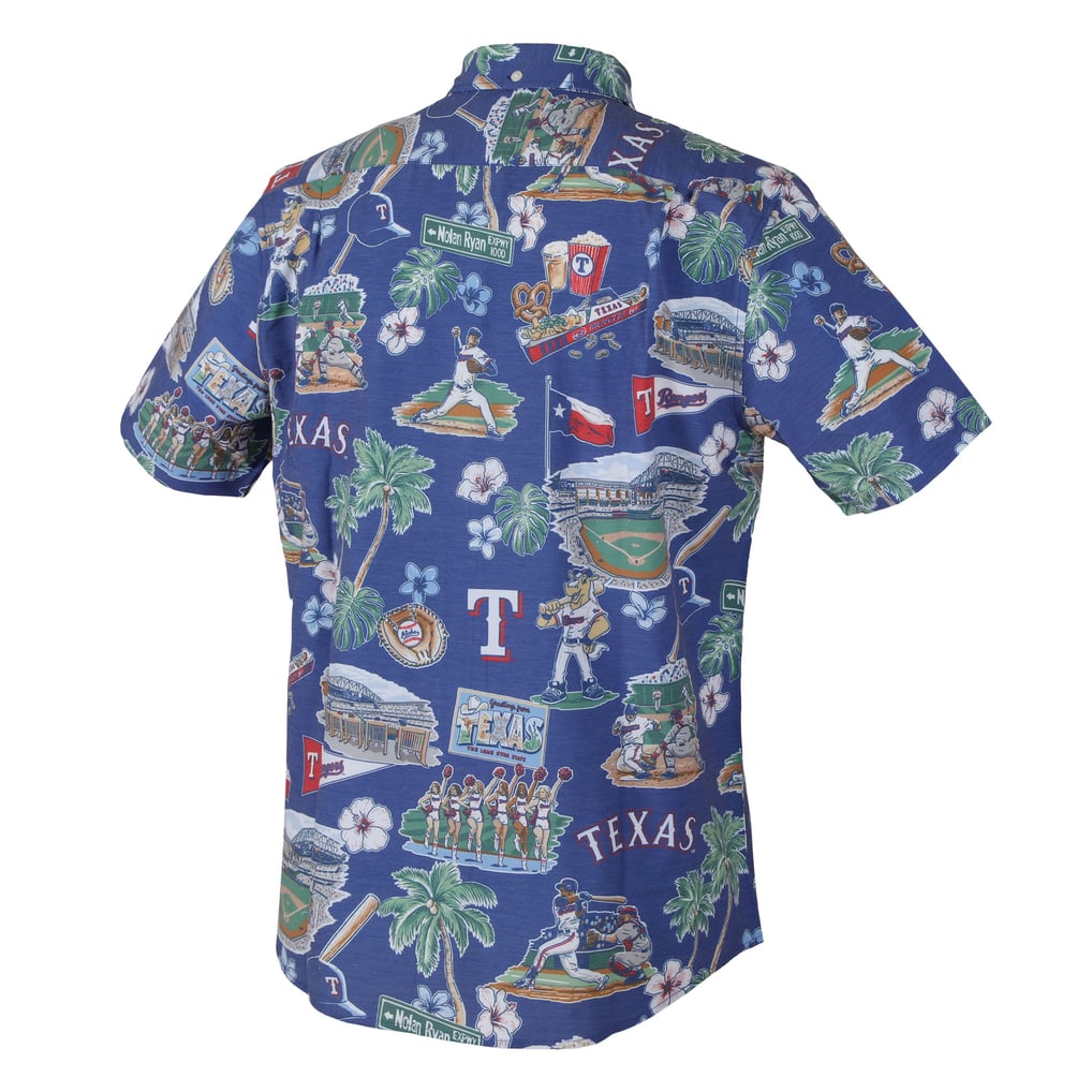  Texas Rangers Reyn Spooner Scenic Tri-Blend Performance Button-Up Top - Royal